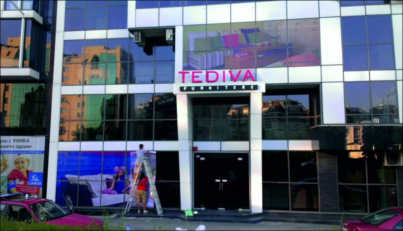 http://Production and installation of advertisements for TEDIVA store, Sofia city&nbsp;