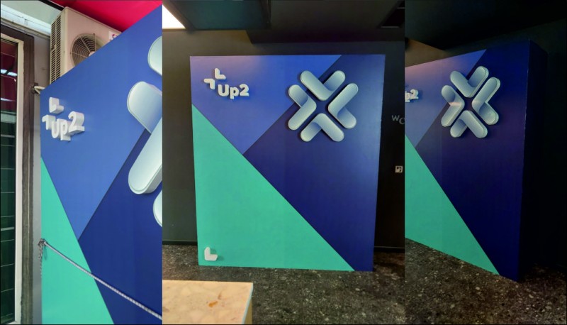 http://Fabrication of a wall with volumetric non-luminous inscriptions for an event by the company Up2&nbsp;