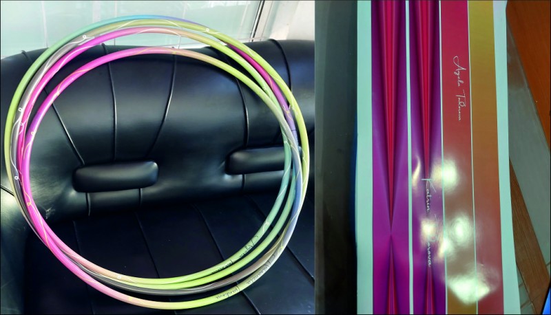http://Making a set of hoops for national rhythmic gymnastics competitors&nbsp;