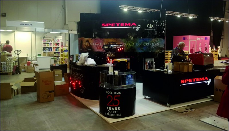 Production and installation of a showroom for Spetema&nbsp;