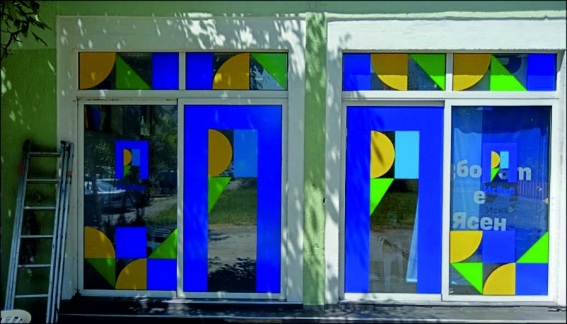 Branding of stained glass windows in PP offices
&nbsp;